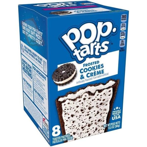 Kellogg's Pop-Tarts Frosted Cookies & Creme 8er