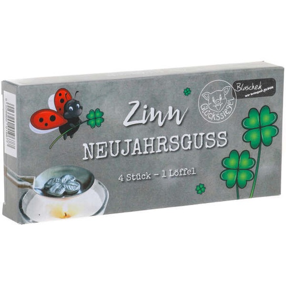 Zinn giessen - DIY Neujahrsguss