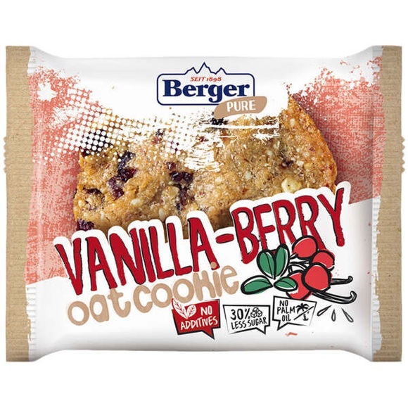 Berger Pure Vanilla-Berry Cookie 45g