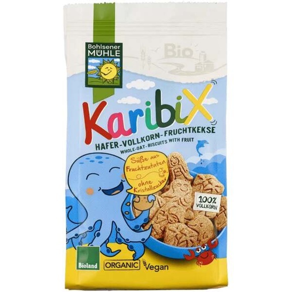 Karibix Hafer Vollkorn Fruchtkekse 125g