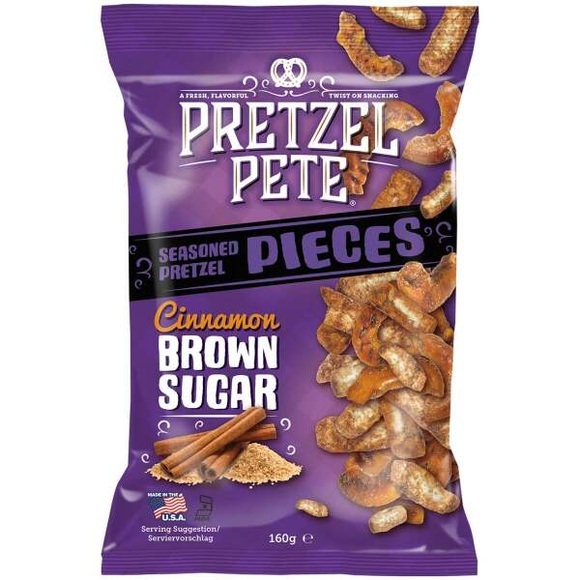 Pretzel Pete Pieces Cinnamon & Brown Sugar 160g