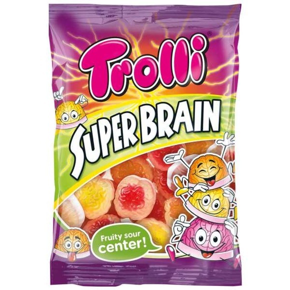 Trolli Super Brain 175g Fruchtgummi Hirn