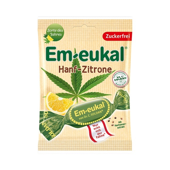 Em-eukal Hanf-Zitrone zuckerfrei (75 g)