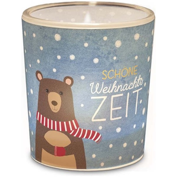 Teelicht - Frohes Fest Rentier 1 Stück