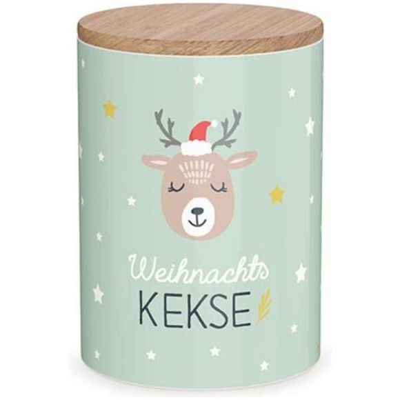 Vorratsdose Rentier Weihnachtskekse