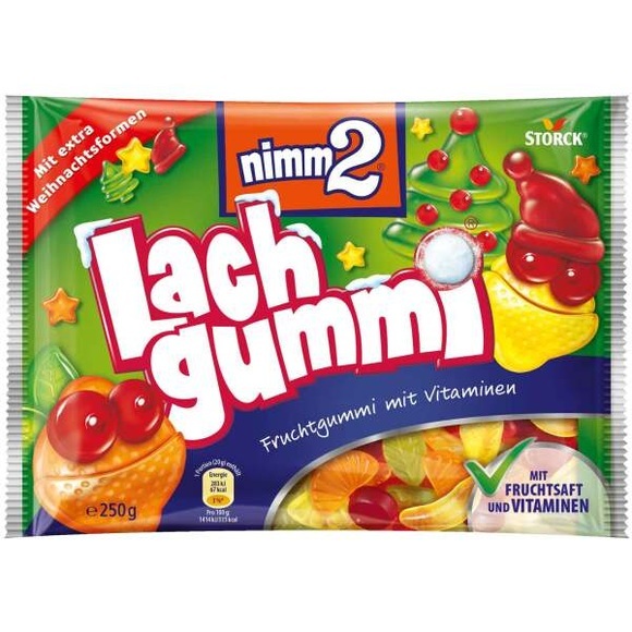 nimm2 Lachgummi Weihnachten, 250g