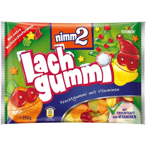 nimm2 Lachgummi Weihnachten, 250g
