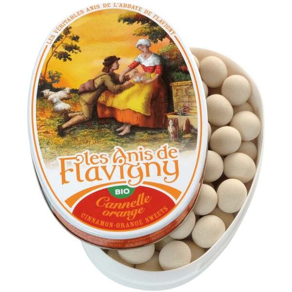 Les Anis de Flavigny Bonbons Anis - Zimt Orange 50g