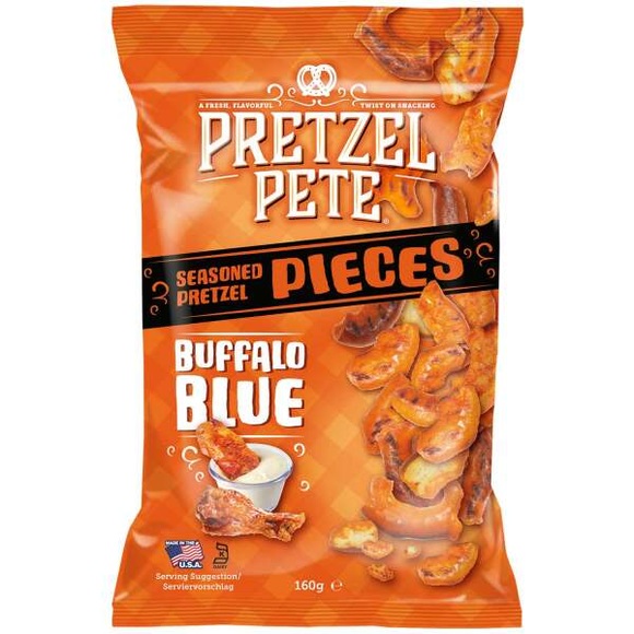 Pretzel Pete Pieces Buffalo Blue 160g