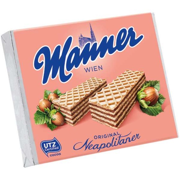 Manner Waffeln Nuss 12 Stück à 75 g
