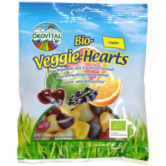Ökovital Bio Veggie-Hearts 100g