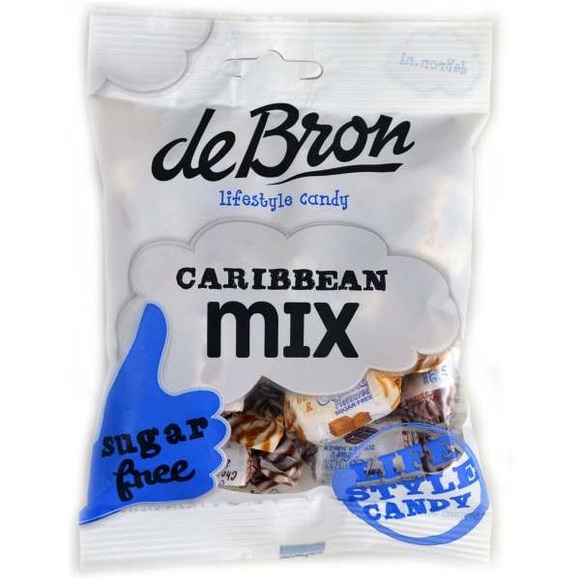 de Bron Caribbean Mix sugarfree 90g