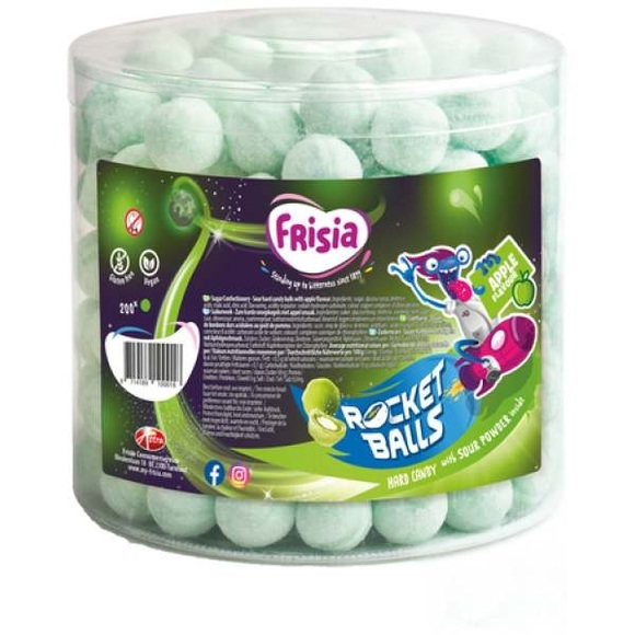 Frisia Rocket Balls Apple 200 Stück