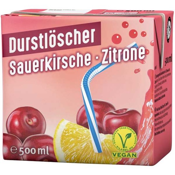 Durstlöscher Sauerkirsche-Zitrone 500ml