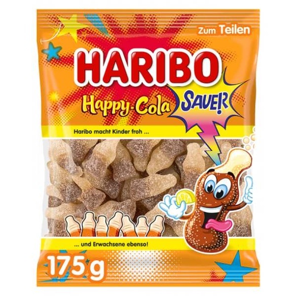 Haribo Happy Cola Sauer 175g