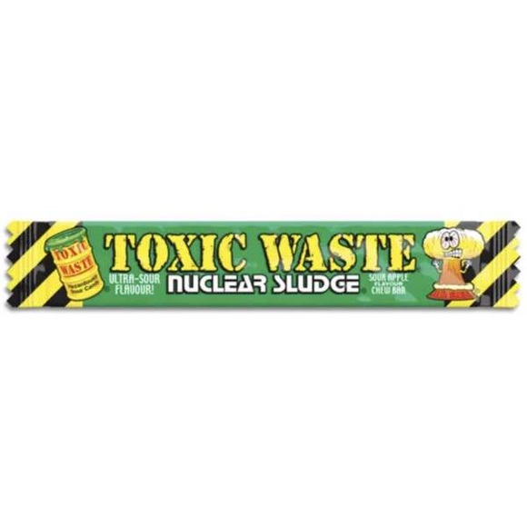 Toxic Waste Nuclear Sludge Chew Bar Sour Apple 20g