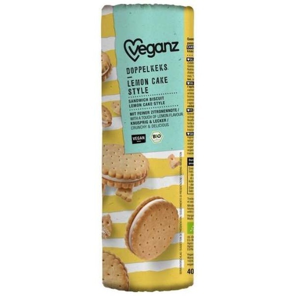 Veganz Bio Doppelkeks Lemon 400g