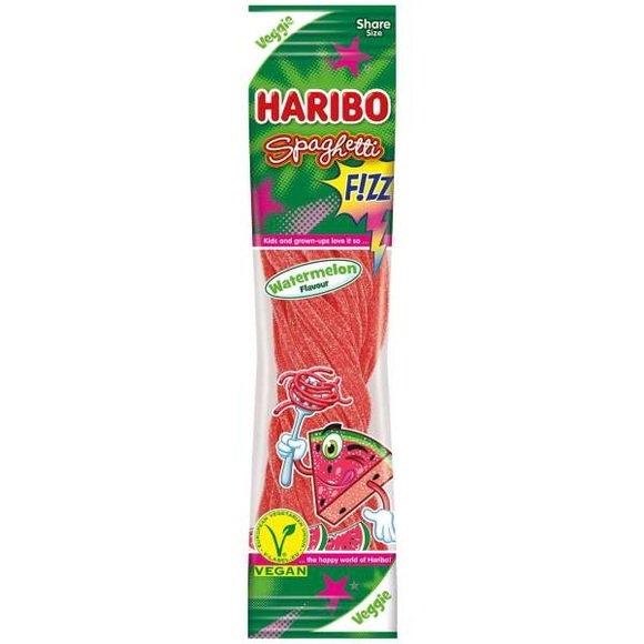 Haribo Spaghetti Watermelon FIZZ veggie 200g