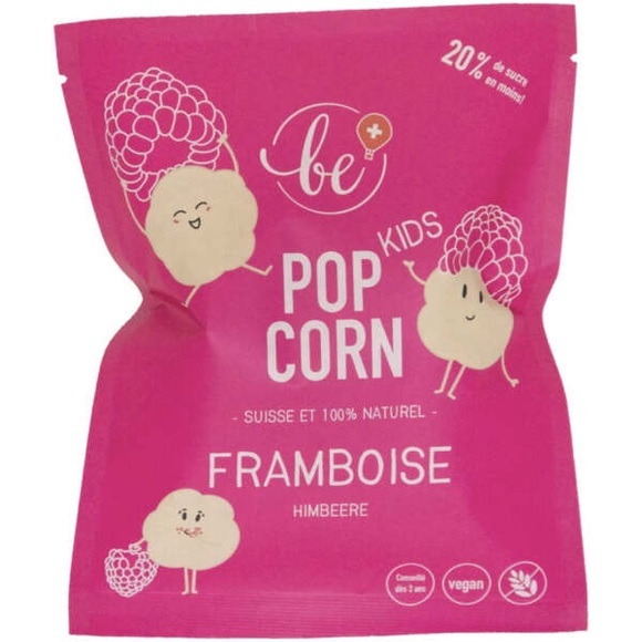 Kids Popcorn Himbeere 22g