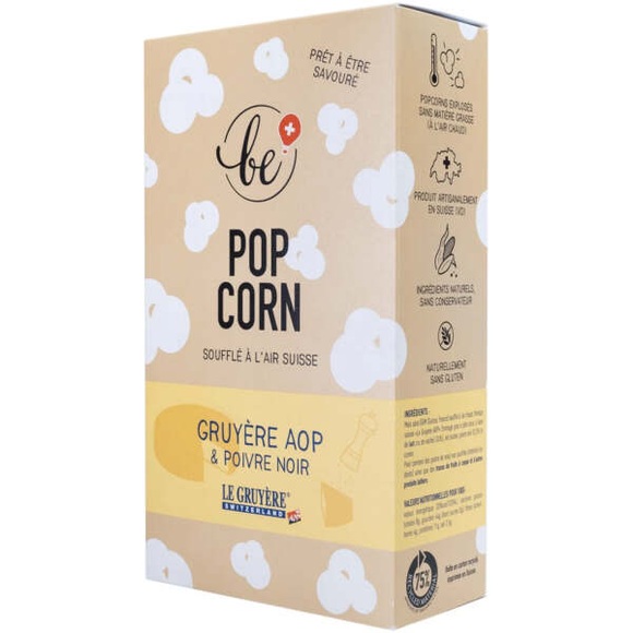 Popcorn Gruyère AOP & schwarzer Pfeffer 60g