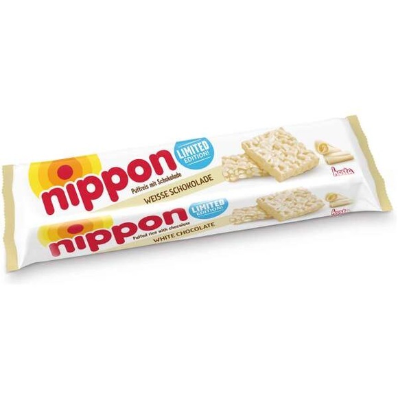 Nippon weiße Schokolade 200g Puffreis und Cerealien