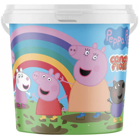 Zuckerwatte Peppa Pig Eimer 50g