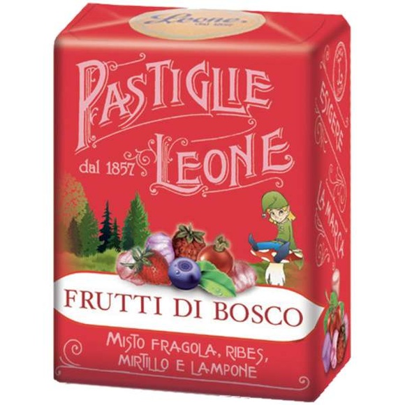 Leone Pastiglie Box Waldfrüchte 30g