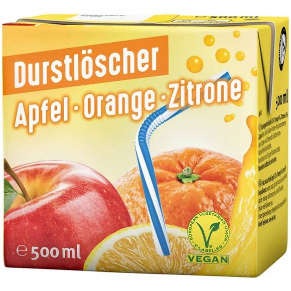 Durstlöscher Apfel Orange Zitrone 500ml