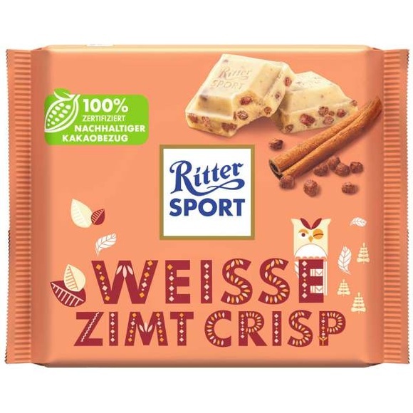 Ritter Sport Weisse Zimt Crisp 100g