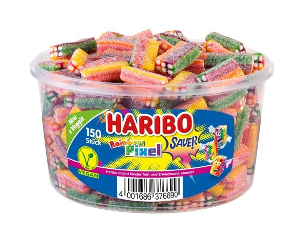 Haribo Rainbow Pixel sauer veggie 150er