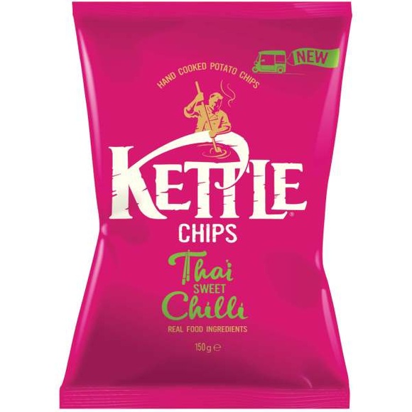 Kettle Hand cooked Chips Thai Sweet Chilli 130g