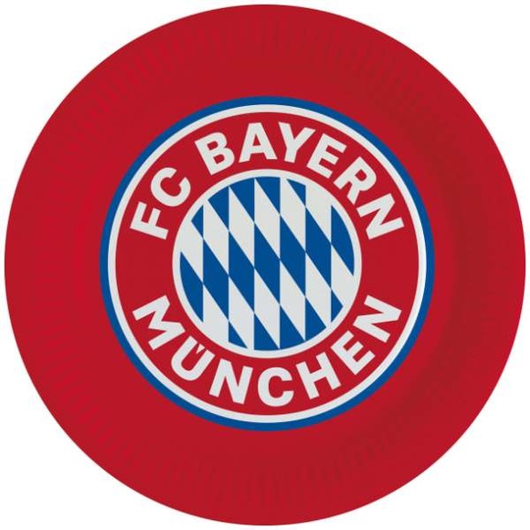 Pappteller FC Bayern München 8 Stück