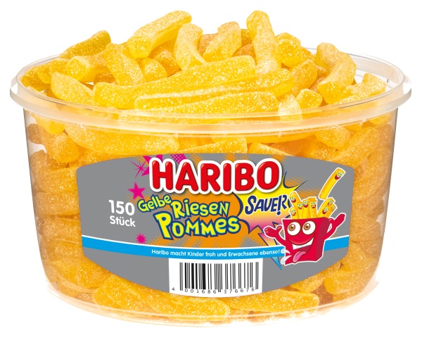Haribo Gelbe Riesen Pommes sauer 150er