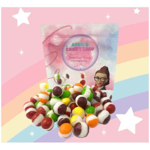 April's Freeze Candies Crunchies Fruits 50g