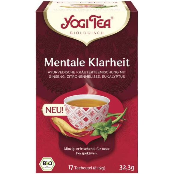 Yogi Tea Mentale Klarheit 17 Stück