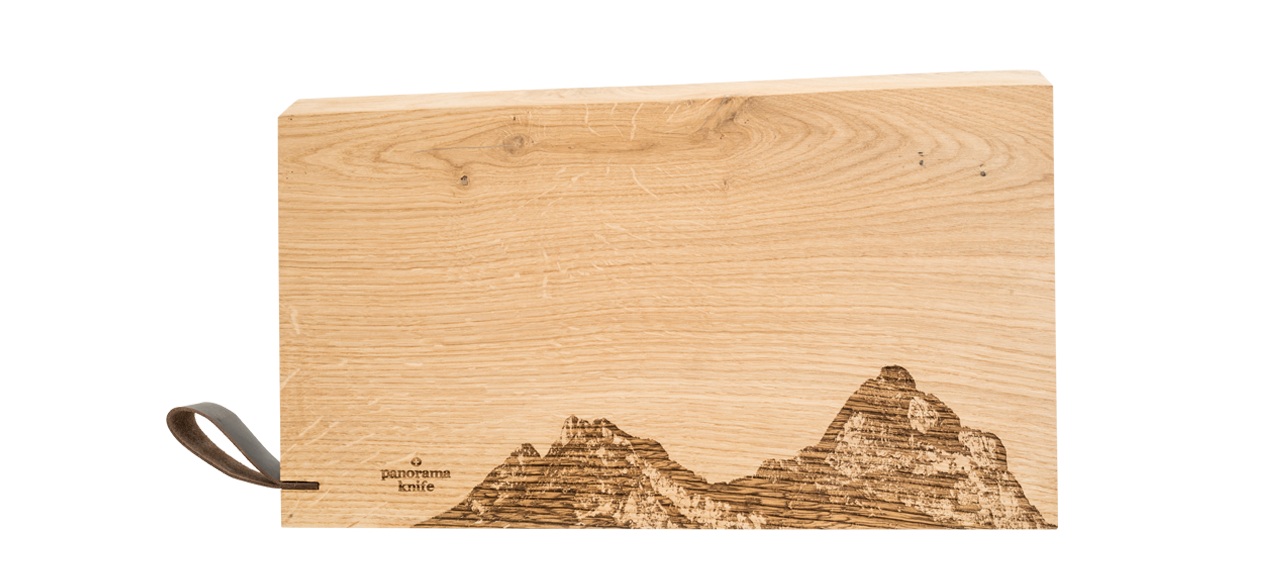 Mythen, Holz-Schneidebrett, Rustikal, XL