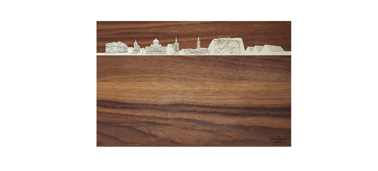 Bern City, Holz-Schneidebrett