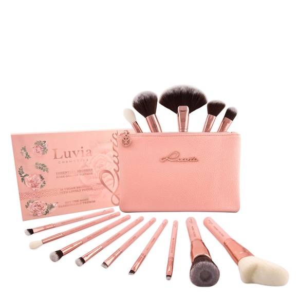 Luvia Essential Brushes - Rose Golden Vintage Pinselset