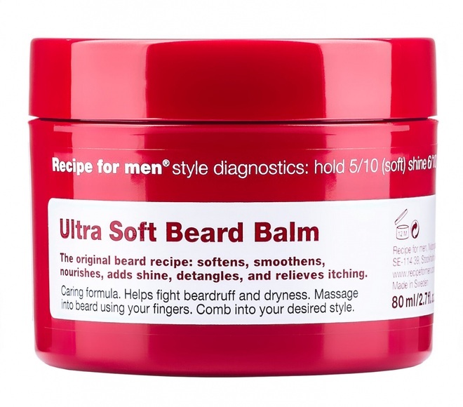 Recipe for men Rezept für Männer extrem weichen Bart Balm 80ml