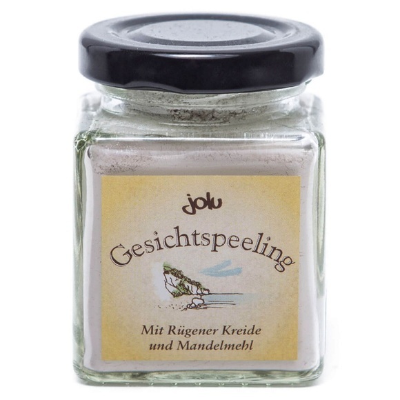 jolu - Gesichtspeeling Kreide und Mandelmehl