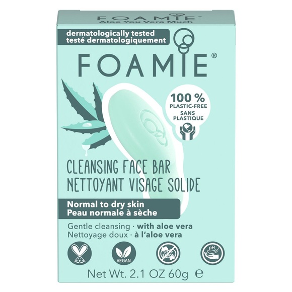 Foamie - Feste Gesichtsreinigung Aloe You Vera Much