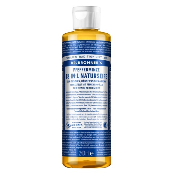 Dr. Bronner's Flüssigseife Dr. Bronner's Flüssigseife Peppermint Flüssigseife 240.0 milliliter