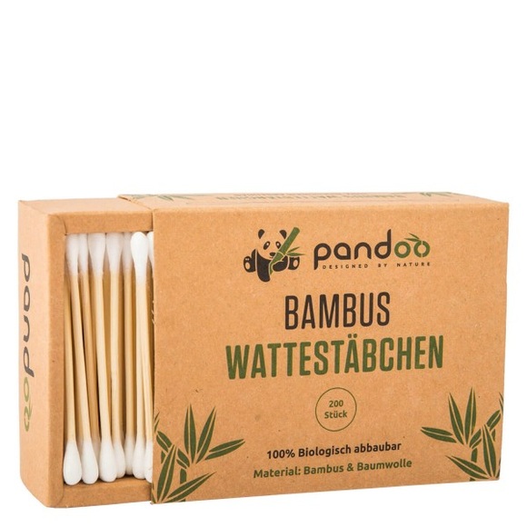 pandoo Bambus Wattestäbchen 200 Stk.