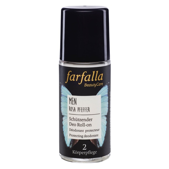 farfalla men Deo Roll-on Rosa Pfeffer 50 ml