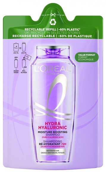 LOréal Elseve Haircare - Hydra [hyaluronic] 72h Feuchtigkeits-auffüllendes Shampoo Nachfüllpack
