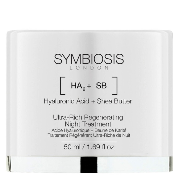 Symbiosis London - Hyaluronsäure + Sheabutter Ultra-Reiche Nachtregenerationskur - 50 ml