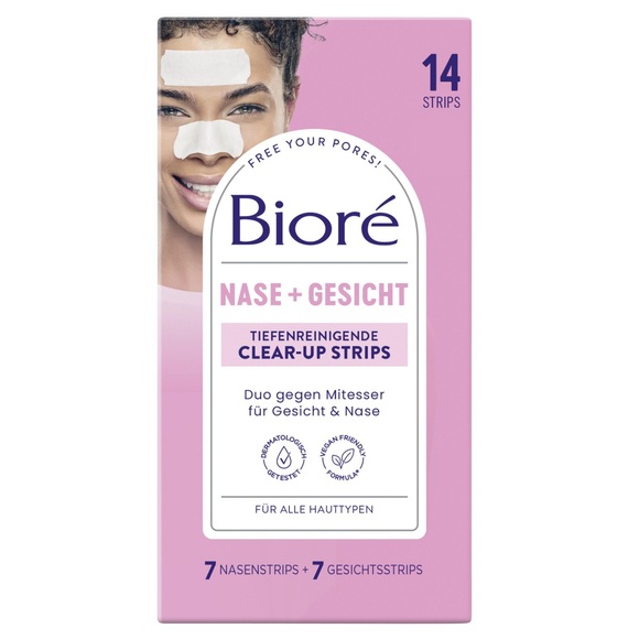 Bioré 14 Kombi Clear-Up Strips - tiefenreingend ONE Size