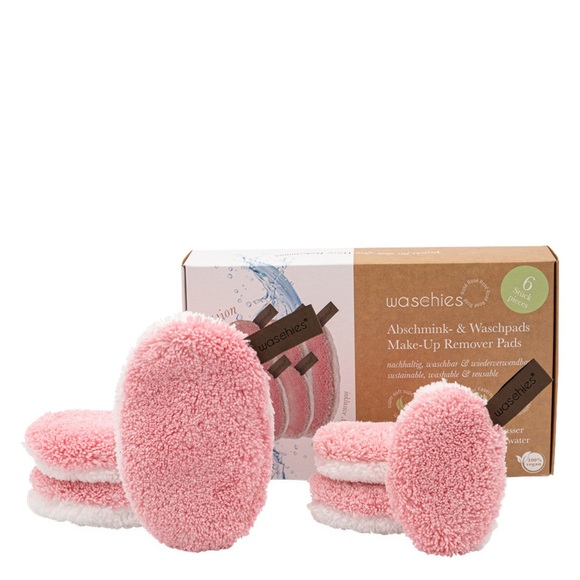 Waschies Faceline - Abschminkpads & Waschpads Rosa-Edition Set