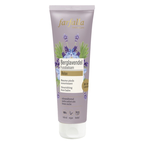 FARFALLA Fussbalsam Berglavendel Tb 75 ml