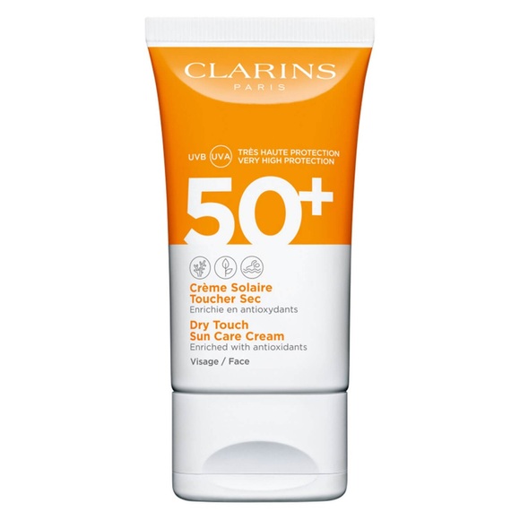 Clarins Sonnenschutz-Creme Gesicht „Dry Touch“ Uva/uvb 50+ 50ml